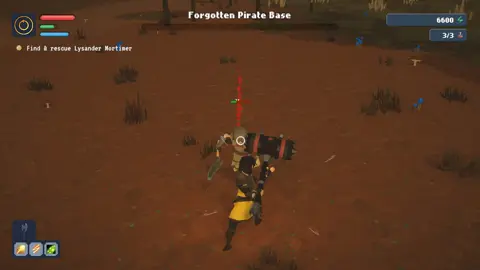 Screenshot: Forgotten pirate base