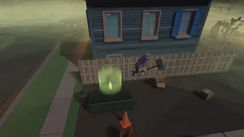 Screenshot: night street